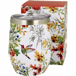 Kubek termiczny na herbatę kawę termos linnea lekki kwiaty