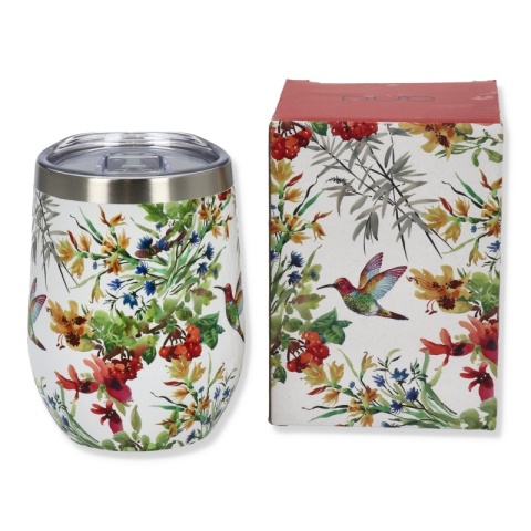 Kubek termiczny na herbatę kawę termos linnea lekki kwiaty