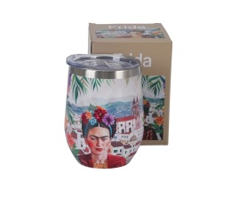 Kubek termiczny na herbatę kawę termos Mexican art Frida