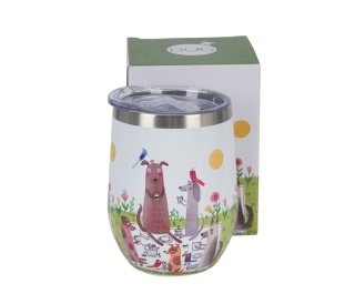 Kubek termiczny termos na herbatę psi świat psi piknik pies