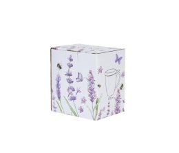Kubek zaparzacz sitko do ziół lavender porcelana lawenda