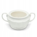 Waza na zupę z pokrywką porcelanowa biała 3,5l serwis