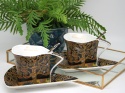 Filiżanki porcelanowe Klimt Drzewo Queen Isabell zestaw 2szt