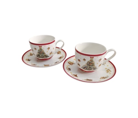 Filiżanki do espresso Christmas tree choinka 2 szt święta