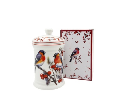 Pojemnik stojący kuchenny na ciastka święta christmas birds