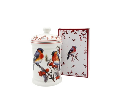 Pojemnik stojący kuchenny na ciastka święta christmas birds