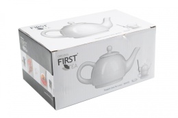 Dzbanek czajnik do herbaty biały klasyka first tea II gatunek