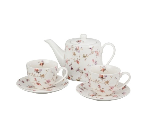 Dzbanek filiżanki zestaw do herbaty kawy safa na prezent