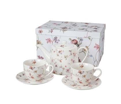 Dzbanek filiżanki zestaw do herbaty kawy safa na prezent