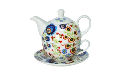Filiżanka imbryk tea for one livello porcelana folk kwiaty