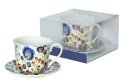 Filiżanka jumbo Livello prezent porcelana folk kwiaty