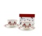 Filiżanki spodki porcelana 2szt christmas birds święta ptaki