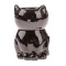 Kominek na olejek wosk zapachowy kot czarny ceramika