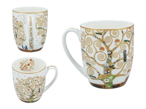 Kubki Carmani 2 szt na prezent kubek Klimt Drzewo życia
