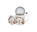 Kubek baryłka zaparzacz Christmas Cuties święta porcelana