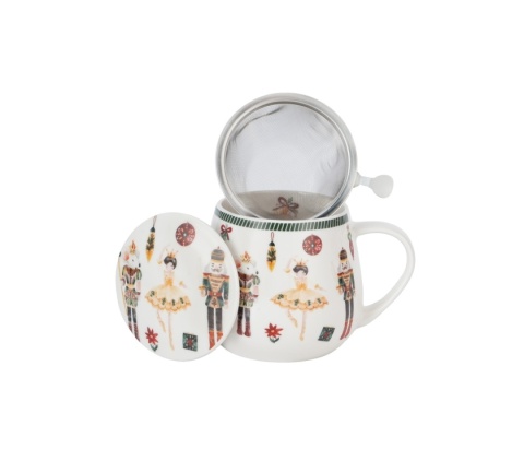 Kubek baryłka filtr Christmas Nutcracker święta porcelana