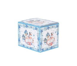 Kubek do herbaty kawy baryłka na święta snowman bałwan