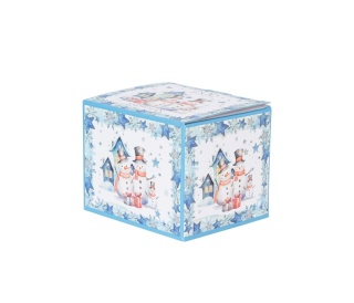 Kubek do herbaty kawy baryłka na święta snowman bałwan