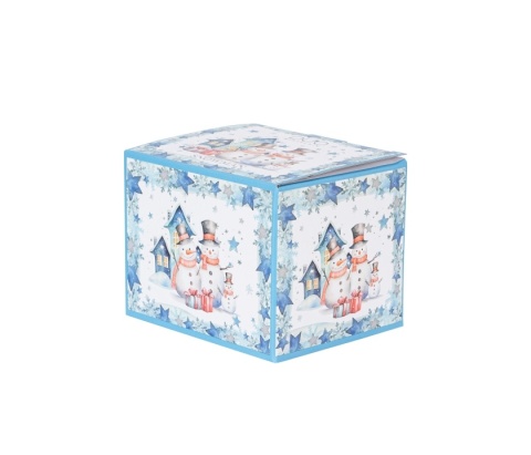 Kubek do herbaty kawy baryłka na święta snowman bałwan