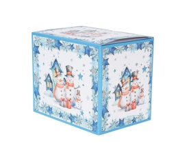 Kubek do herbaty kubas jumbo xxl na święta bałwan snowman