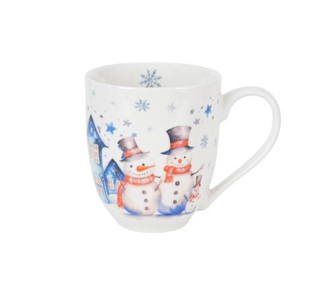 Kubek do herbaty kubas jumbo xxl na święta bałwan snowman