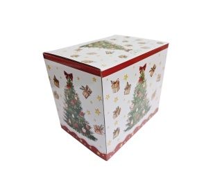 Kubek kubas jumbo xxl do herbaty na święta choinka christmas