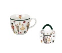 Kubek do herbaty porcelana christmas nutcracker w obwolucie