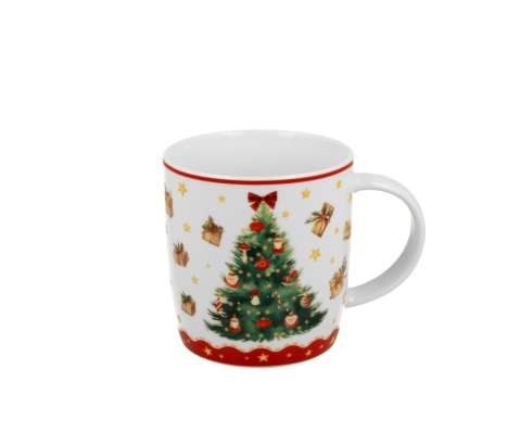 Kubek do kawy porcelana christmas tree choinka na święta