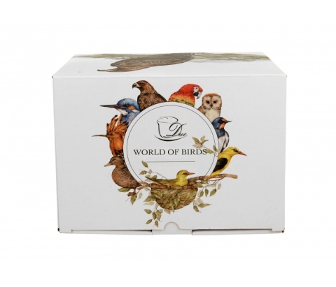 Kubek kubas jumbo Rudziki na urodziny ptaki ptaszki Duo