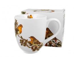 Kubek kubas jumbo Rudziki na urodziny ptaki ptaszki Duo