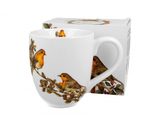 Kubek kubas jumbo Rudziki na urodziny ptaki ptaszki Duo