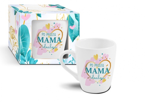 Kubek na dzień Mamy po prostu Mama idealna biały II gatunek