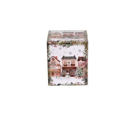 Kubek do herbaty zaparzacz christmas city święta choinka