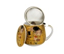 Kubek z zaparzaczem baryłka do herbaty ziół Klimt the kiss