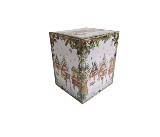 Kubek z zaparzaczem do herbaty christmas village święta