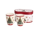 Kubki do kawy 2 szt prezent na święta Christmas Tree choinka