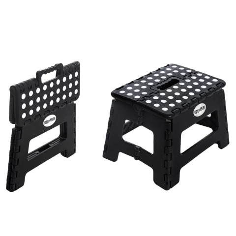 Stołek taboret składany antypoślizgowy czarny do kuchni