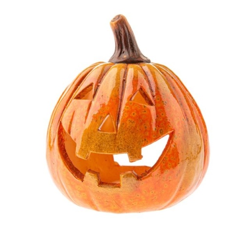Dynia świecznik ceramika Halloween na tealight lampion
