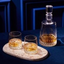 Krosno komplet do whisky 7 el Fjord karafka szklanki szkło