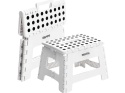 Taboret stołek składany antypoślizgowy biały do kuchni