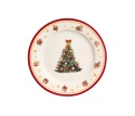 Talerz deserowy porcelana 2 szt christmas tree choinka