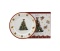 Talerz obiadowy duży porcelana na święta christmas tree