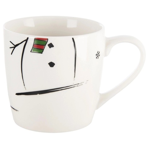 Kubek miseczka zestaw dla dziecka bałwanek na święta miska