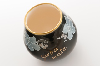 NACZYNIE KUBEK TYKWA DO YERBA MATE CZARNY POLSKA