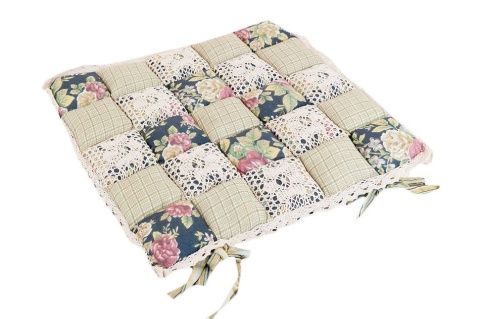 PODUSZKA NA KRZESŁO FOTEL PATCHWORK DEKORACYJNA