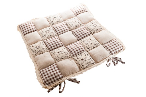 PODUSZKA NA KRZESŁO FOTEL PATCHWORK DEKORACYJNA