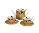 Dzbanek filiżanki zestaw do herbaty kawy Klimt na prezent