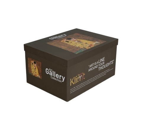 Dzbanek filiżanki zestaw do herbaty kawy Klimt na prezent