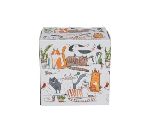 Filiżanka imbryk zaparzacz tea for one Koci świat leniwe koty