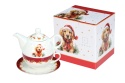 Dzbanek filiżanka tea for one porcelana livello święta pies
